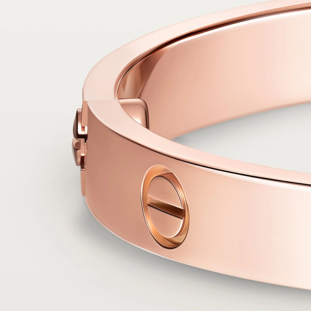 CARTIER LOVE BRACELET, CLASSIC MODEL, ROSE GOLD - Picture 10 of 11